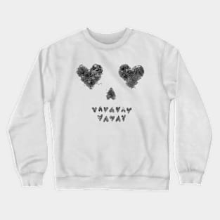 skull shaped hearts Crewneck Sweatshirt